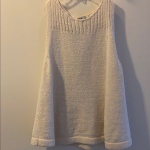 Sweater tank top